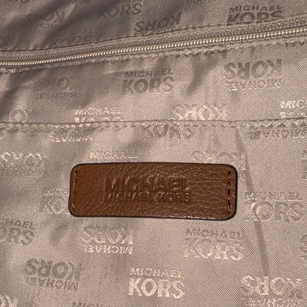 Michael Kors Bag Purse Handbag Pebbled Leather Hobo Large Shoulder Bag